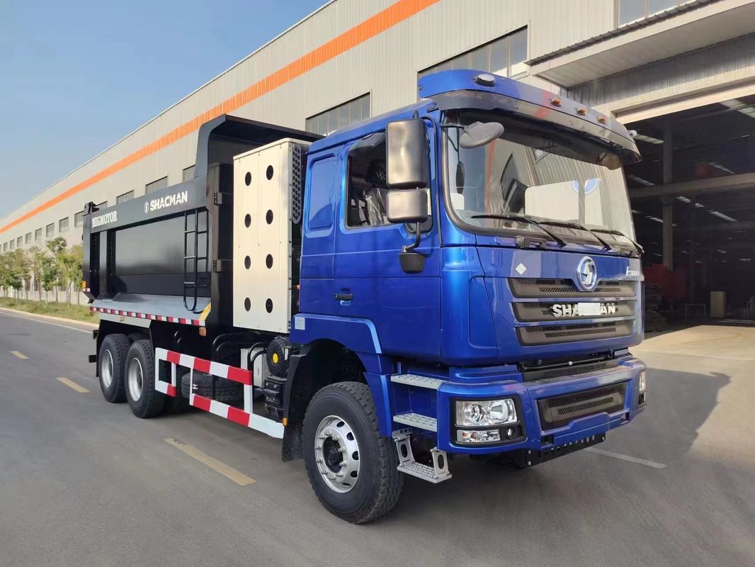 SHACMAN CNG Dump Truck F3000 6x4 380 EuroV Azul