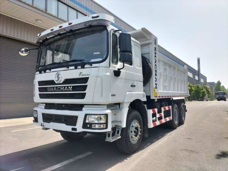 SHACMAN F3000 Dump Truck 6x4 430 Euro II Tipper Branco 10 Pneus Tipper com 5200