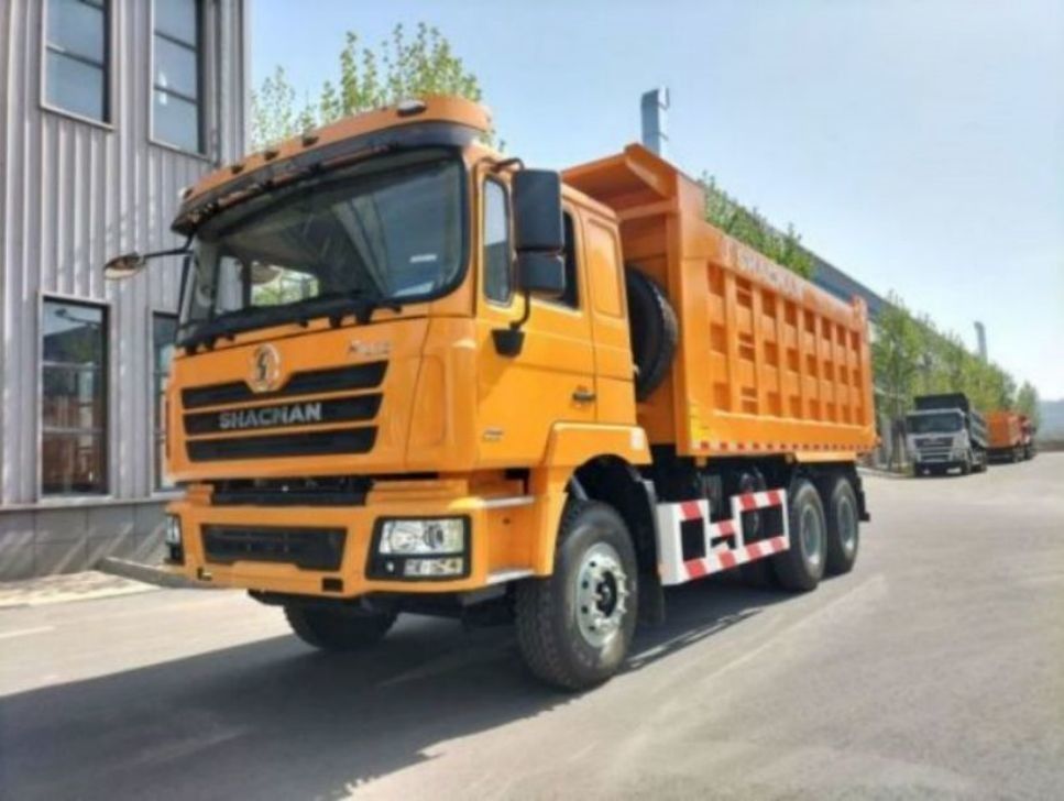 Novo camião pesado SHACMAN F3000 6x4 380 EuroII amarelo 10 rodas