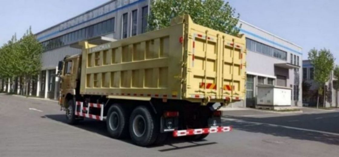 10 pneus Dumper SHACMAN F3000 Tipper Truck 6x4 375 EuroV ouro WEICHAI motor a diesel