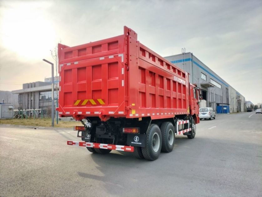 SHACMAN F3000 carrinho de descarga 6x4 WP10.380Hp EuroII Vermelho 10 Pneus com 5175mm