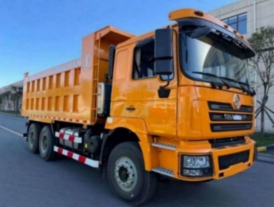 SHACMAN Export Tipper Dump Truck F3000 6x4 380 EuroII Amarelo Experiência de condução luxuosa