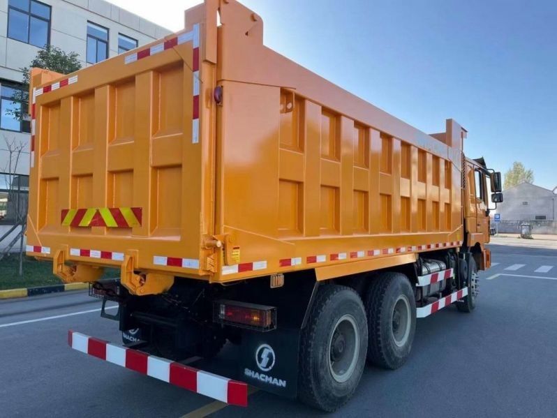 SHACMAN Export Tipper Dump Truck F3000 6x4 380 EuroII Amarelo Experiência de condução luxuosa