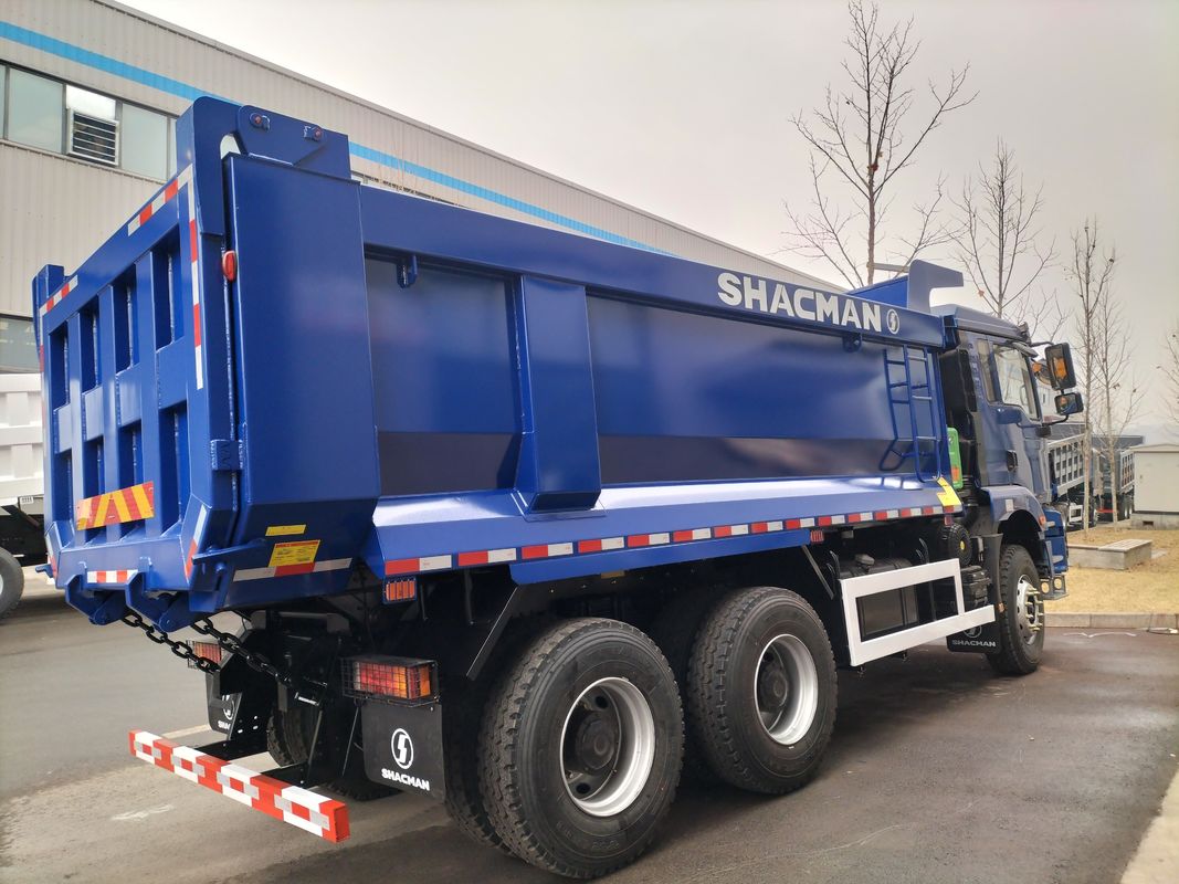 10 Pneus SHACMAN H3000 Dump Truck 6x4 380hp EuroII Azul tipper tipo U