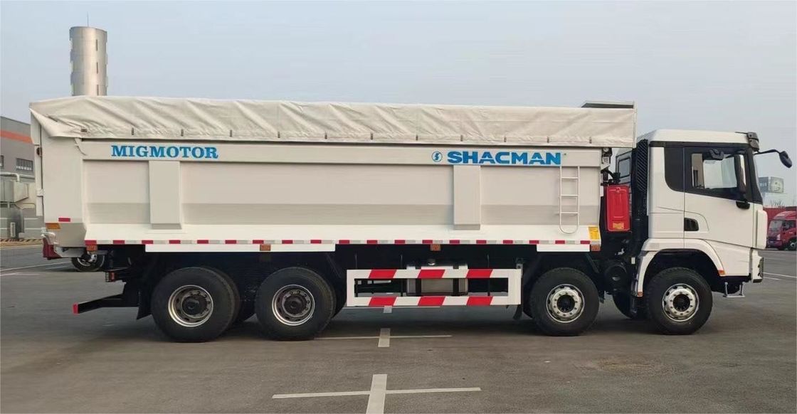 SHACMAN 8x4 440HP EuroV camião pesado branco 20 - 30 toneladas camião de descarga