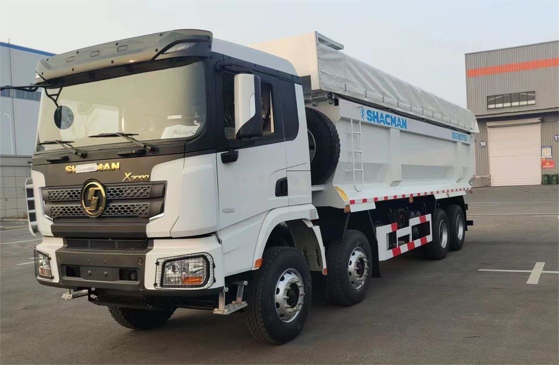 SHACMAN 8x4 440HP EuroV camião pesado branco 20 - 30 toneladas camião de descarga
