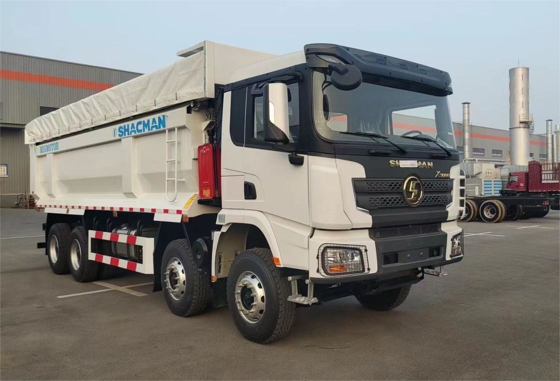 SHACMAN 8x4 440HP EuroV camião pesado branco 20 - 30 toneladas camião de descarga