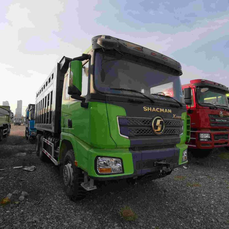 Super Single Pneus Pesado camião de descarga motor diesel Base de rodas 170 polegadas comprimento 25 pés