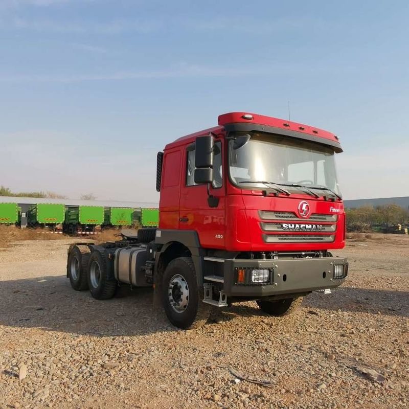 Roxo SHACMAN F3000 375HP Euro V 6 rodas cabeça de tractor 4x2 Weichai motor
