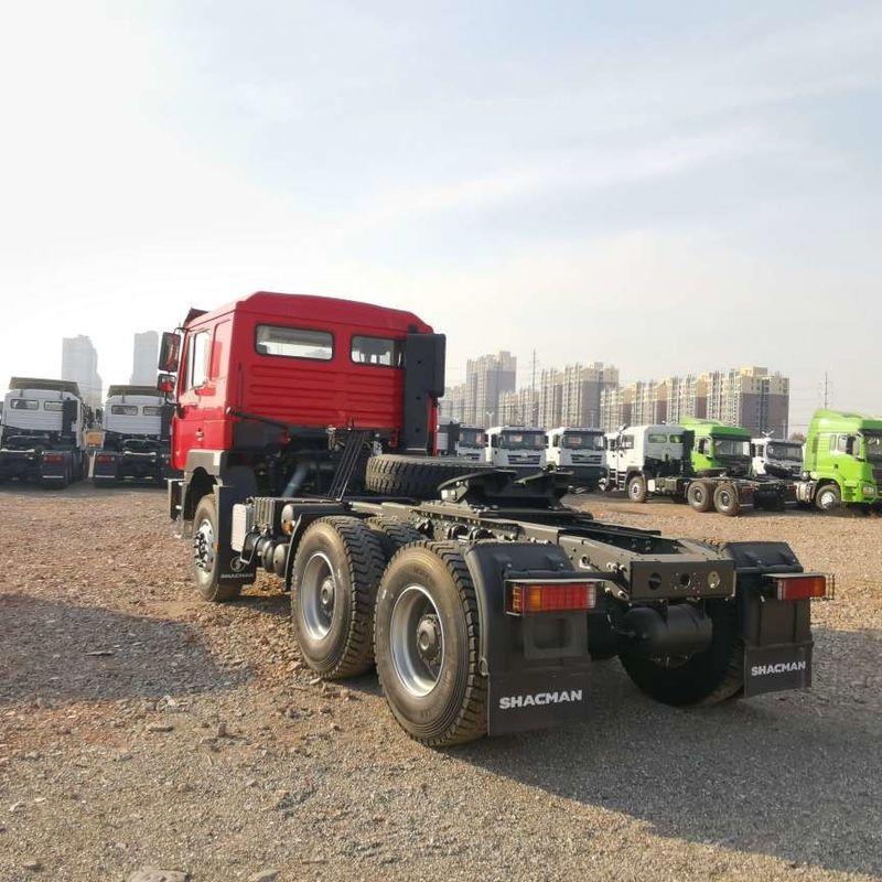Roxo SHACMAN F3000 375HP Euro V 6 rodas cabeça de tractor 4x2 Weichai motor