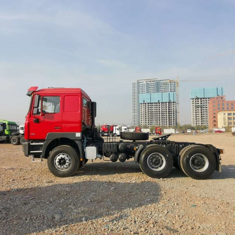 Roxo SHACMAN F3000 375HP Euro V 6 rodas cabeça de tractor 4x2 Weichai motor