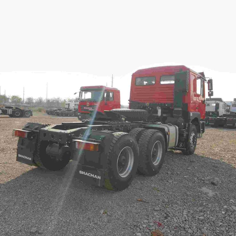 Roxo SHACMAN F3000 375HP Euro V 6 rodas cabeça de tractor 4x2 Weichai motor