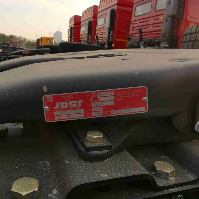Roxo SHACMAN F3000 375HP Euro V 6 rodas cabeça de tractor 4x2 Weichai motor