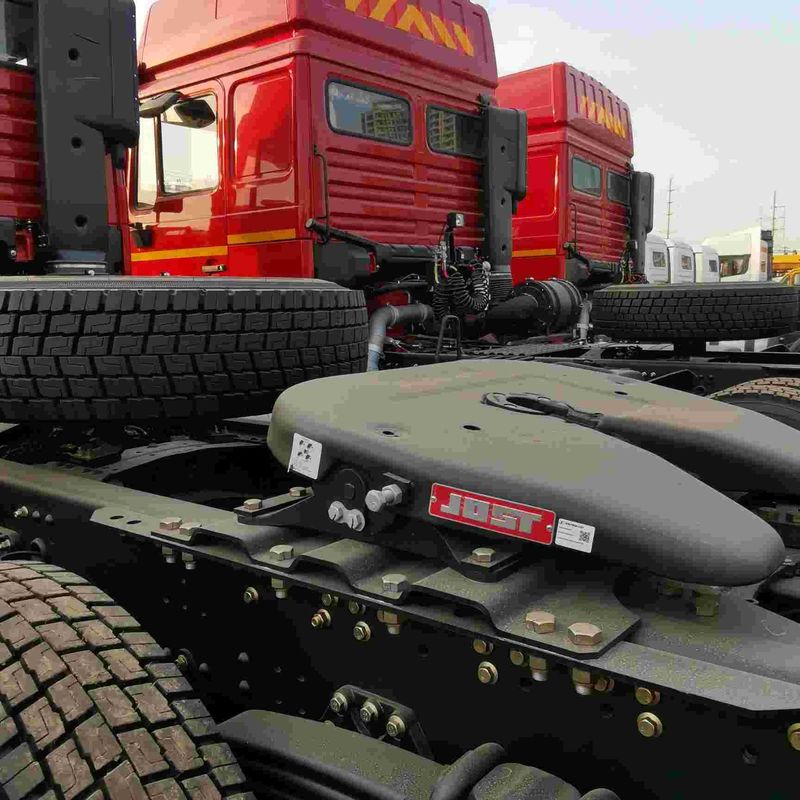 Roxo SHACMAN F3000 375HP Euro V 6 rodas cabeça de tractor 4x2 Weichai motor