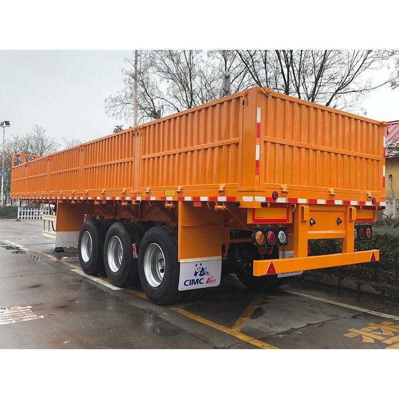 SHACMAN vedação CIMC 3 eixos vedação Cargo Semi-remolque 60 toneladas com Container Twist Lock