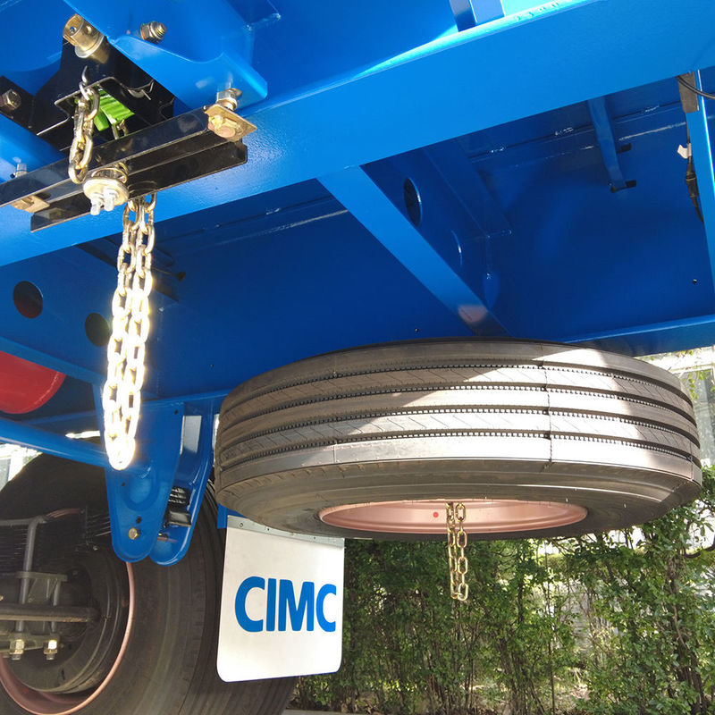 CIMC 3 eixos Caminhão vedação Carga 60 toneladas Semi-reboque Com Container Twist Lock