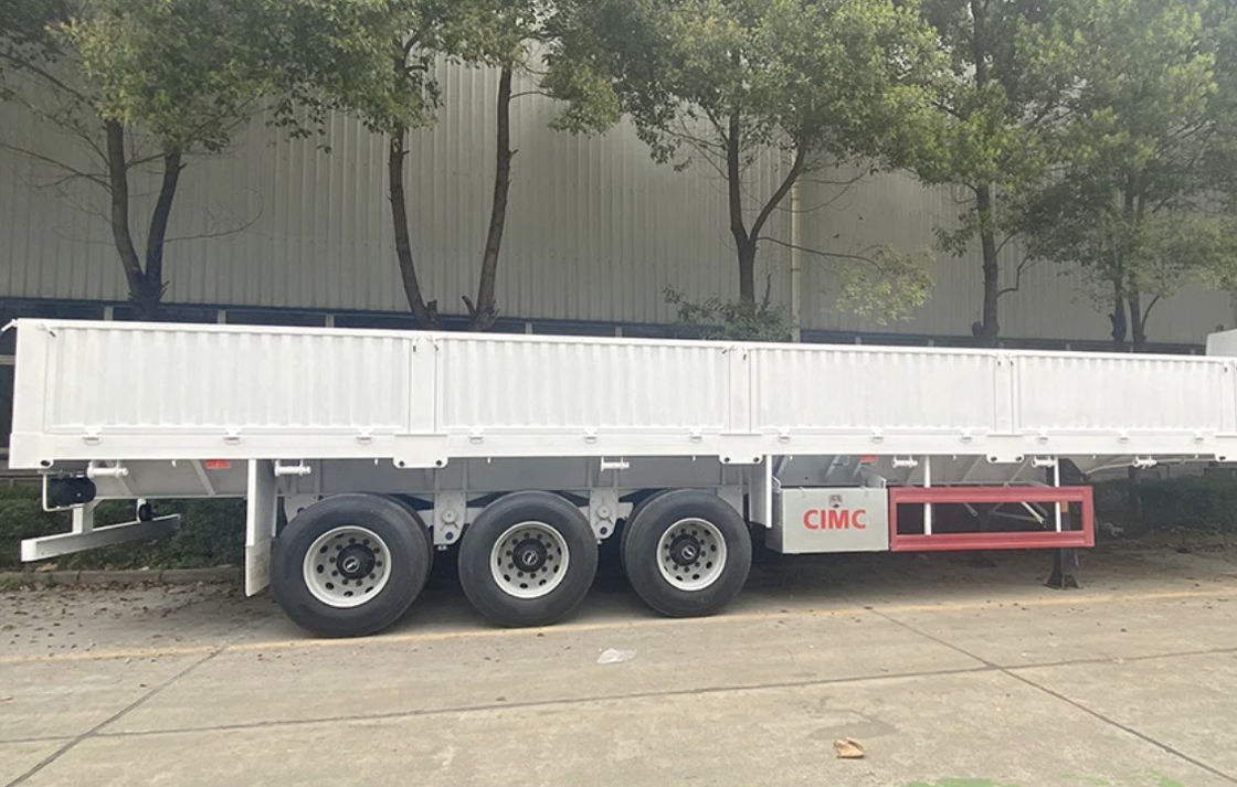 CIMC 3 / 4 eixos vedação Semi-remolque 60 70 toneladas fechado caminhões de carga SHACMAN
