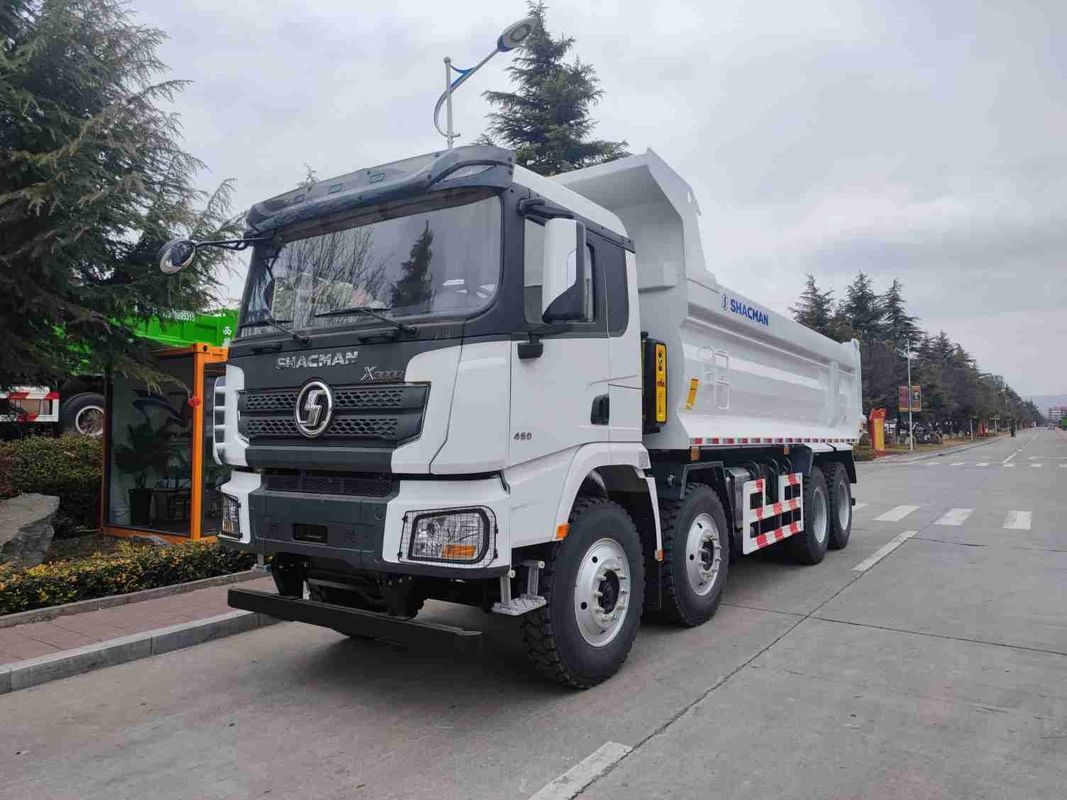 450HP venda direta de fábrica Shacman X3000 8 * 4 caminhão de torneira novo 12 Wheeler Dump Truck