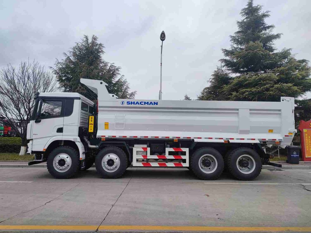 450HP venda direta de fábrica Shacman X3000 8 * 4 caminhão de torneira novo 12 Wheeler Dump Truck