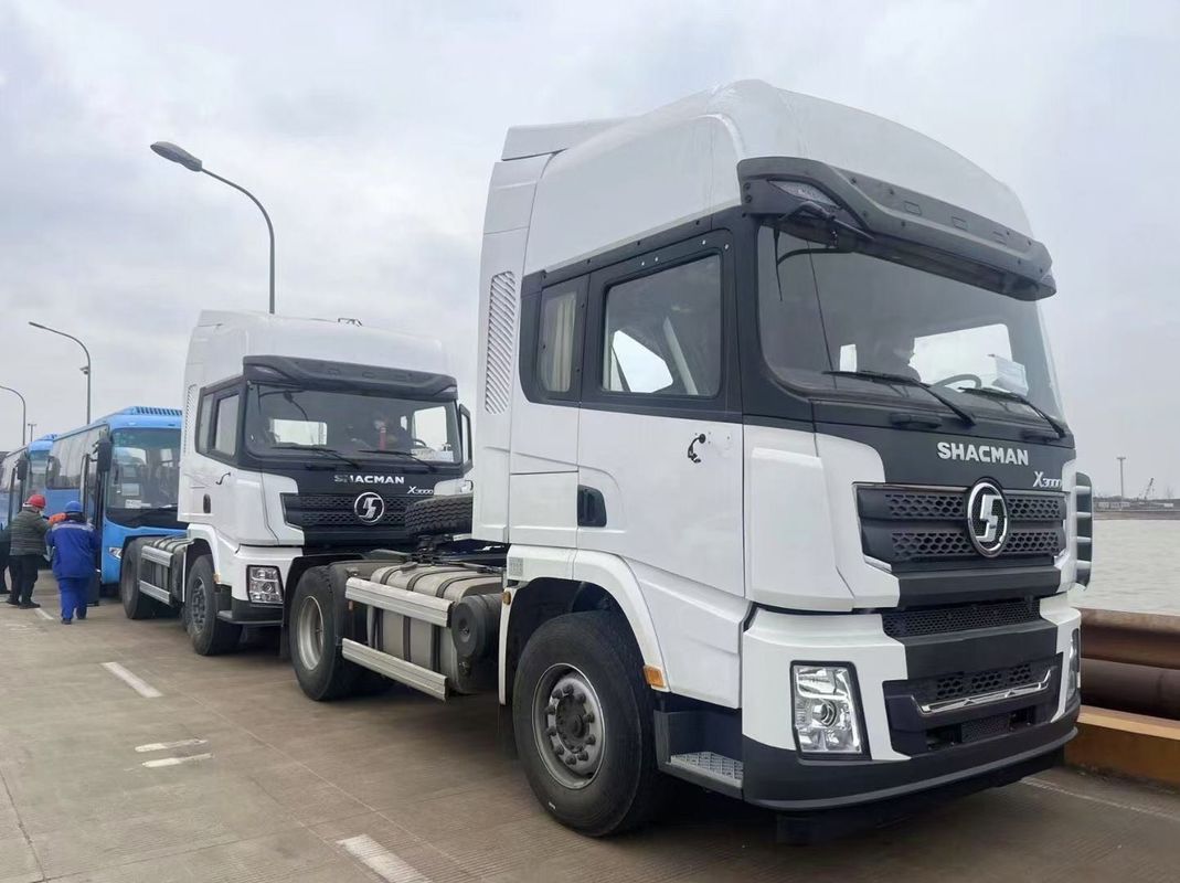 Manual de mudança de engrenagem 10 Wheelers Trator caminhão SHACMAN 430hp X3000 4x2 Duplo cabeçote de cabine de dormir