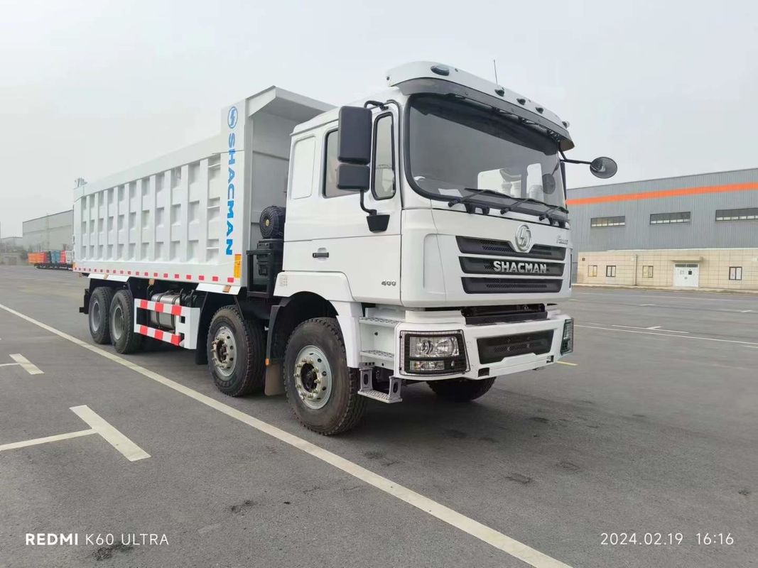 450HP venda direta de fábrica Shacman X3000 8 * 4 caminhão de torneira novo 12 Wheeler Dump Truck