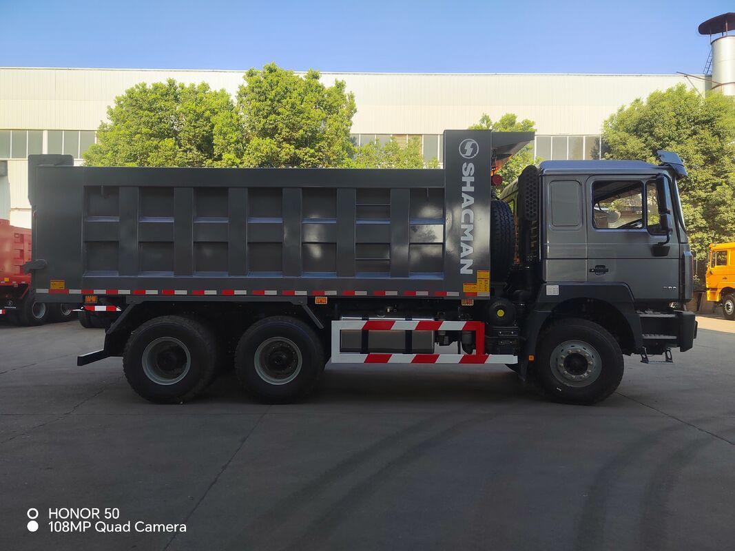 SHACMAN 3 eixo camião pesado de descarga com pneus 12.00R20 400L tanque de combustível e transmissão manual 430HP EuroII 25 toneladas